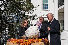 President Biden delivers remarks at the National Thanksgiving Turkey Presentation P20221121KR-0476 (52651359115).jpg