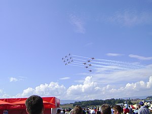 Patrouille Suisse and PC-7 Team