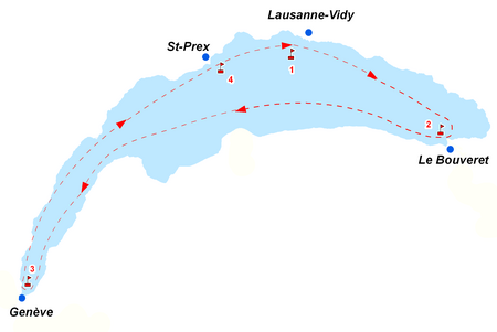 Parcours 5jours du leman