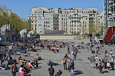 Paris Esplanade Beaubourg 2014