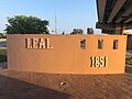 Monument displaying year when the city was declared "Loyal"