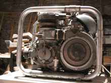 Yeacher Mini Moteur Stirling à Air Chaud Modèle de Moteur Générateur  d'électricité de Puissance Thermique
