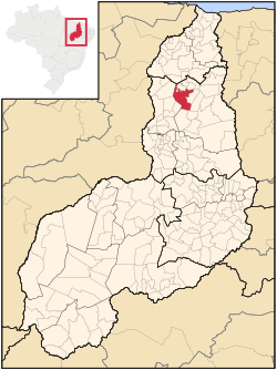 Localização de Campo Maior no Piauí