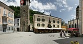 Regione Bernina: Geografia fisica, Infrastrutture e trasporti, Società