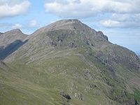 Pillar from the east. Pillar Rock is clearly visible on the skyline on the right.