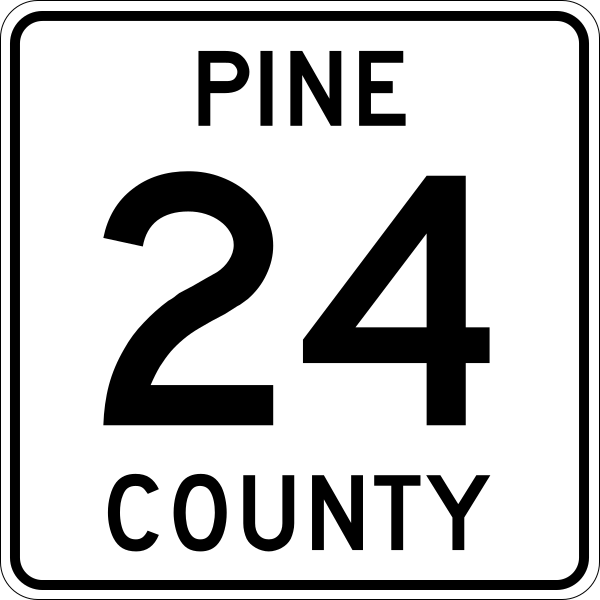 File:Pine County Route 24 MN.svg