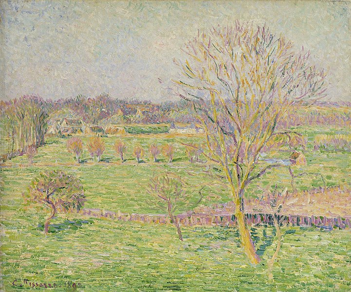 File:Pissarro - Wiese und Nussbaum im Frühling, 1892.jpg