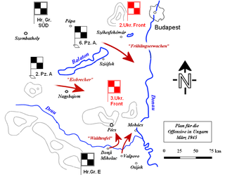 <span class="mw-page-title-main">Operation Spring Awakening</span> Last major German offensive on the Eastern Front of World War II