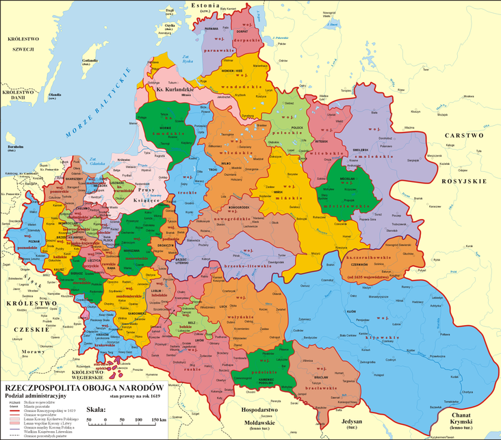 (in Polish) Voivodeships of the Commonwealth of the Two Nations