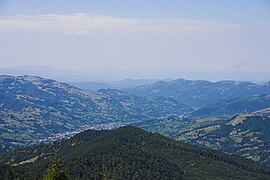 Poenile de sub Munte aus dem nahe gelegenen Massiv im Nordosten