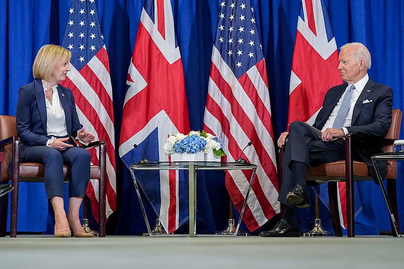 File:President Joe Biden meets with United Kingdom Prime Minister Liz Truss.jpg
