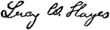 firma di Lucy Webb Hayes