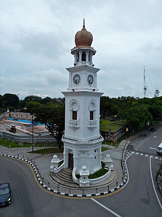 <span class="mw-page-title-main">Jubilee Clock Tower</span> Clock tower in Northeast, Penang, Malaysia