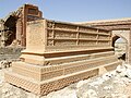 Quranic artwork at a decorated grave in the necropolis at Makli, Thatta.jpg