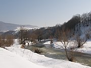 The Olt River in Bixad