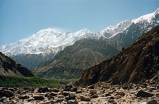 Close up of Rakaposhi.