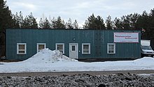 A charity/second-hand shop of the Salvation Army in Oulu, Finland. Ratamotie 22 Oulu 20150404.JPG