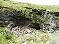 Миниатюра для Файл:Recent rock fall at Ffridd pit - geograph.org.uk - 2440825.jpg