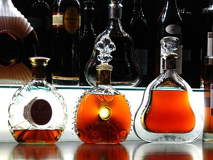 Cognac, one of two regional famous brandies with Armagnac.