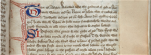 1400-luvun Julianuksen lyhyen tekstin käsikirjoitus