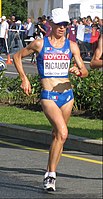 Elisa Rigaudo belegte Rang acht