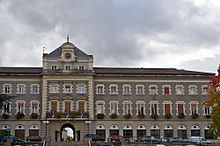 Old headquarters of the canal company at Rive-de-Gier, now the town hall