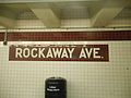 An extra mosaic shot at Rockaway Avenue (IND Fulton Street Line). This is a station I'm sorry I never got more shots of.