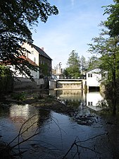 Roter Main in Bayreuth unterhalb der Hölzleinsmühle