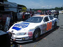 Truex's CW East championship car Ryan Truex Michael Waltrip Racing Toyota Thompson 2009.jpg