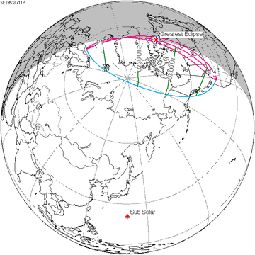 Solar eclipse of July 11, 1953