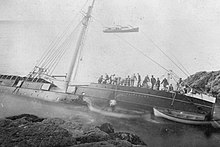 Wairarapa SS Wairarapa Wreck At Miners Head.jpg