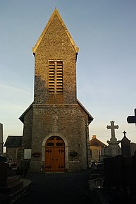 Saint-Georges-d'Elle - Église (Clocher).jpg