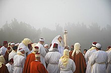 שומרונים מציינים את חג הפסח בהר גריזים