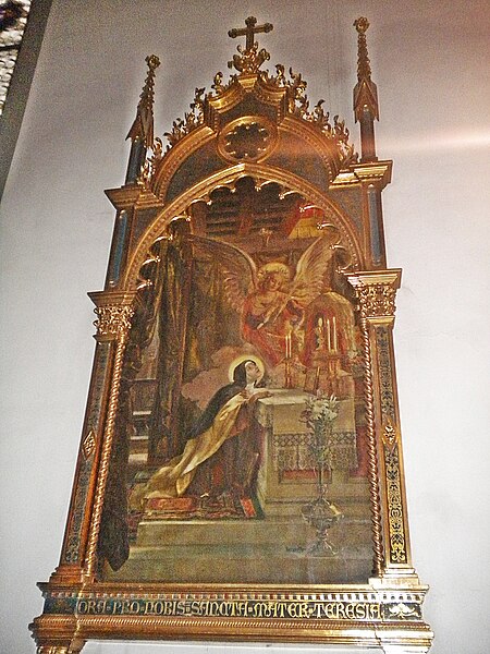 File:San Francesco (Prato) - Interior-altarpiece with madonna 2.jpg