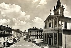 Sant'Agata Bolognese - Via Roma e Chiesa Parrocchiale.jpg