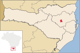 Kaart van Rio do Sul