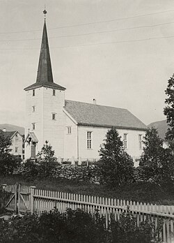 Kirkko vuonna 1950.