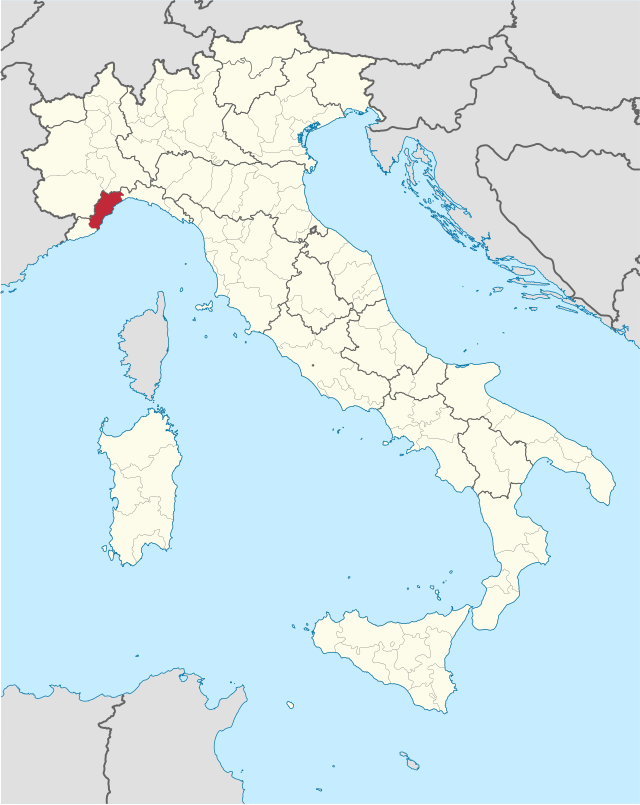 Provincia de Savona - Localizazion