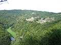 Schmidtburg kaj la vilaĝo Hahnenbach