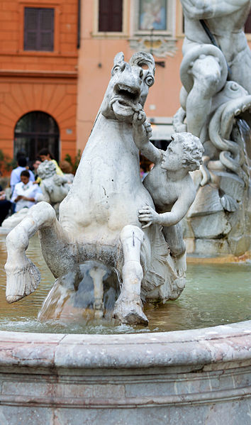 File:Sea horse of Fontana del Nettuno.jpg