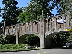 Arboretum Sewer Trestle, Washington Park Arboretum, Seattle, Washington, 1910-11.