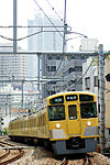 A Seibu 2000 series train near Ikebukuro Station in June 2008