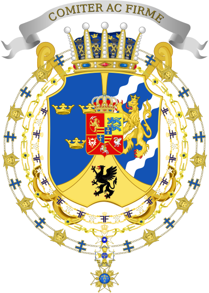 File:Serafimersköld Prince Charles de Suède duc de Södermanland Riddarholmen.svg