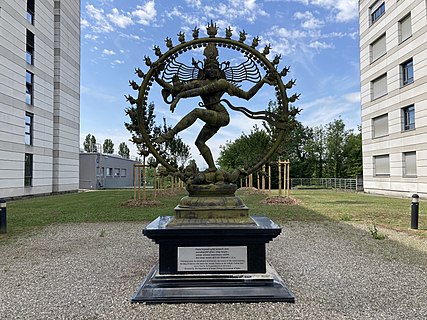 Shiva statue at CERN