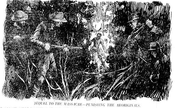 1925 sketch of the retaliation