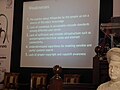 Snap from State of Indic wikipedias presentation in wci2011 9263.JPG