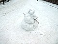 Snowman in Saint Petersburg
