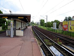 Vue vers Paris-Nord.