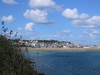 Saint Peter Port capital of Guernsey, UK