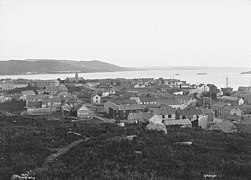 View of Steinkjer in 1880